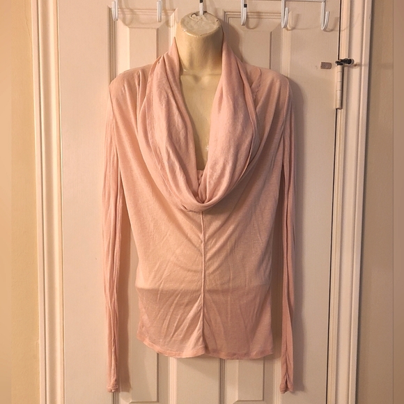 VS Tee-Shop Pale Pink Cowl-Neck Top - Picture 2 of 14